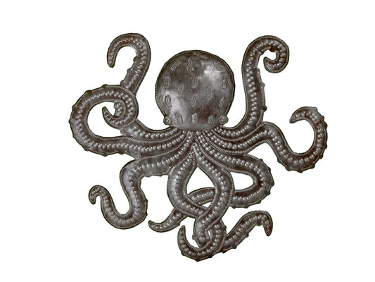 Recycled Metal Octopus Magic