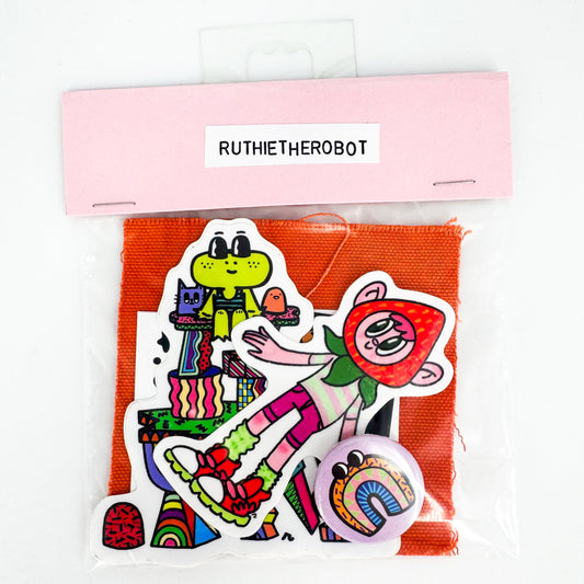 Ruthie The Robot Sticker Pack