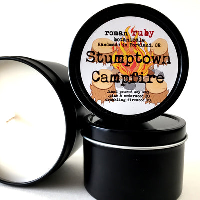 Campfire Soy Candle by Roman Ruby
