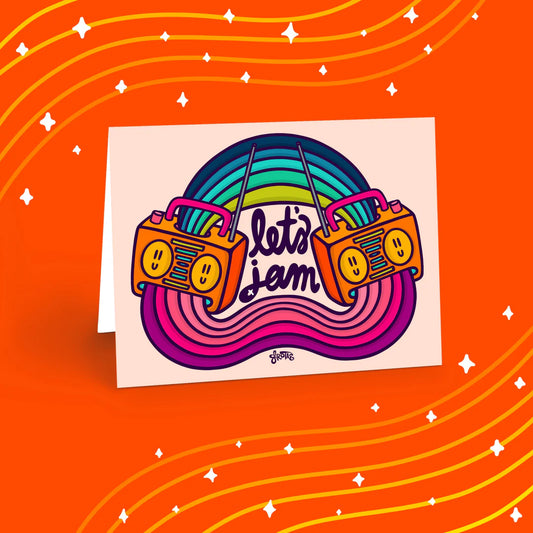 "Let's Jam" Greeting Card