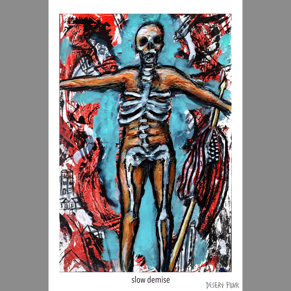 Desert Funk: Slow Demise Sticker