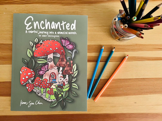 Enchanted: A Coloring Book by Karen Sue Chen