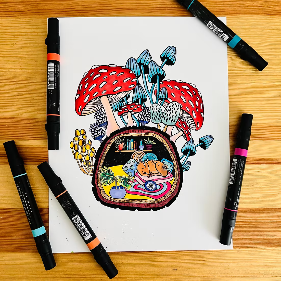 Enchanted: A Coloring Book by Karen Sue Chen