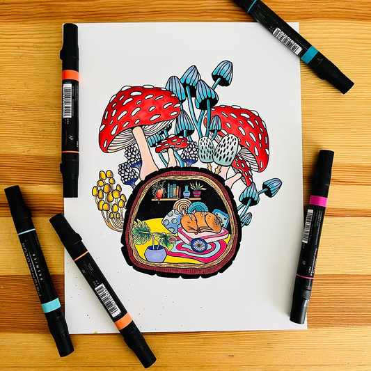 Enchanted: A Coloring Book by Karen Sue Chen
