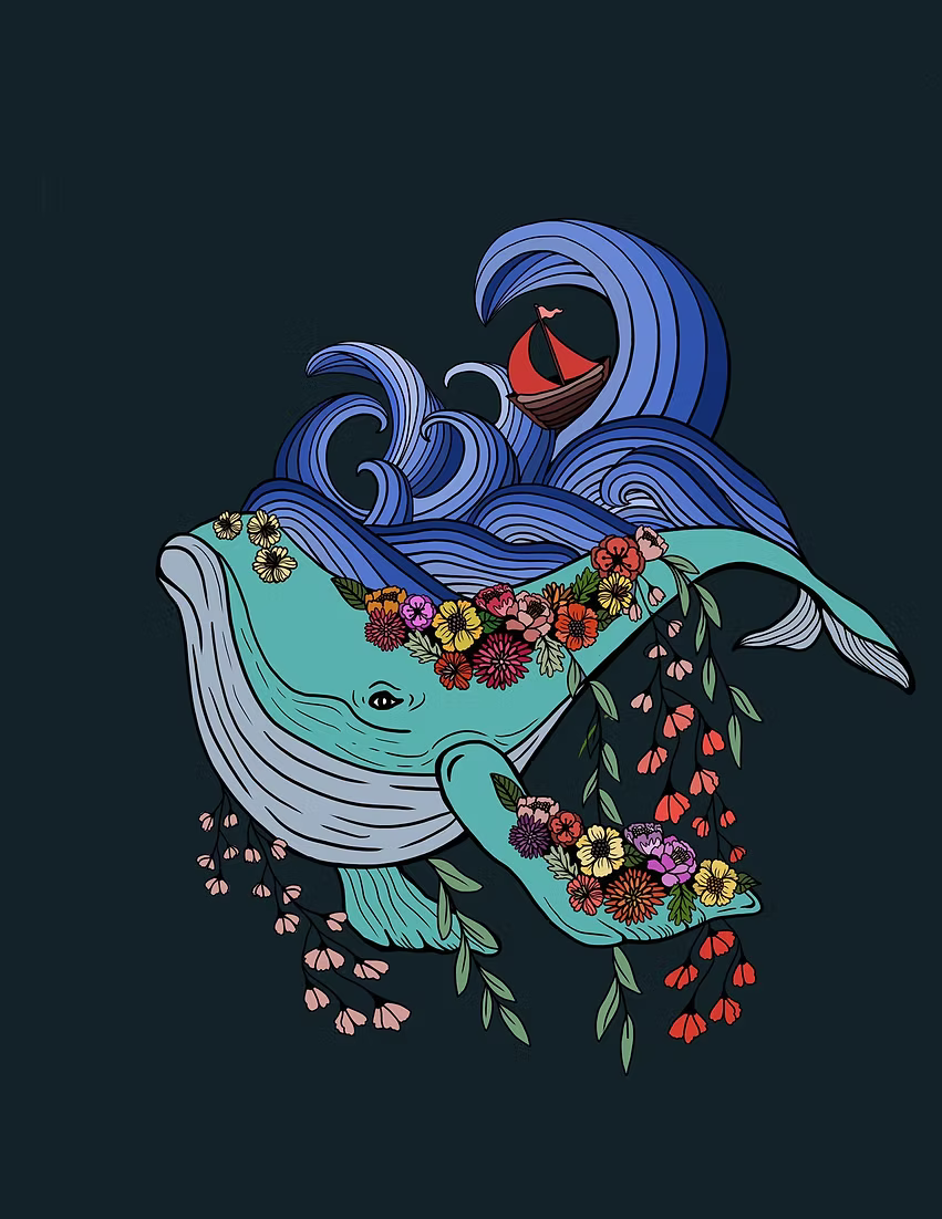 Magic Ocean: A Coloring Book by Karen Sue Chen