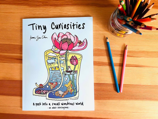 Tiny Curiosites: A Coloring Book by Karen Sue Chen