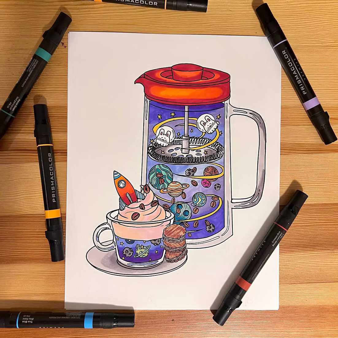 Tiny Curiosites: A Coloring Book by Karen Sue Chen