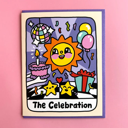 "Celebration Tarot Greeting Card" Greeting Card