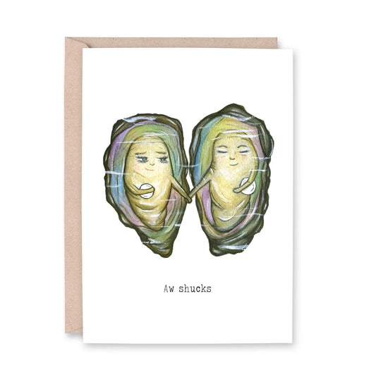 "Aw Shucks" Oyster Card