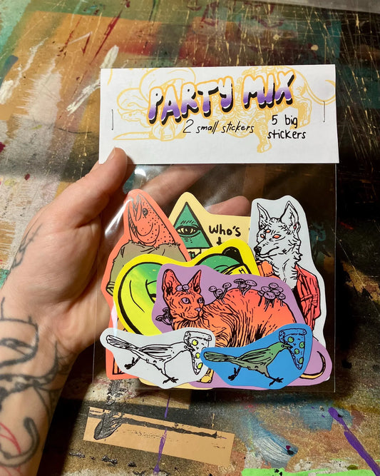 Hidden Stash: Party Mix Sticker Pack