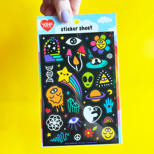 Trip Sticker Sheet by Wokeface